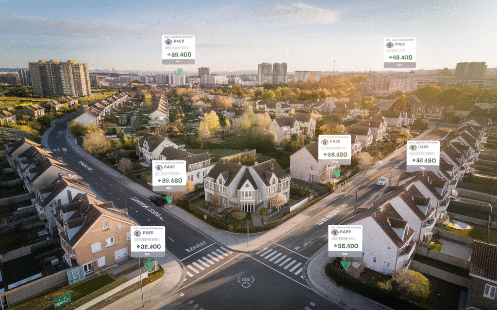 Graphique des prix de l'immobilier rue du Stade à Draveil