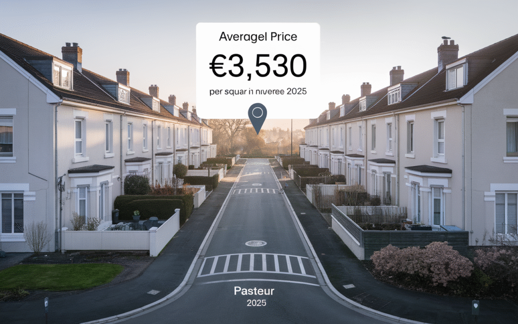 Évolution du prix immobilier rue Pasteur à Draveil