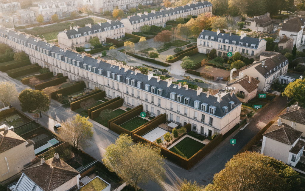 Graphique illustrant le prix moyen au mètre carré dans le quartier Paris-Jardin à Draveil