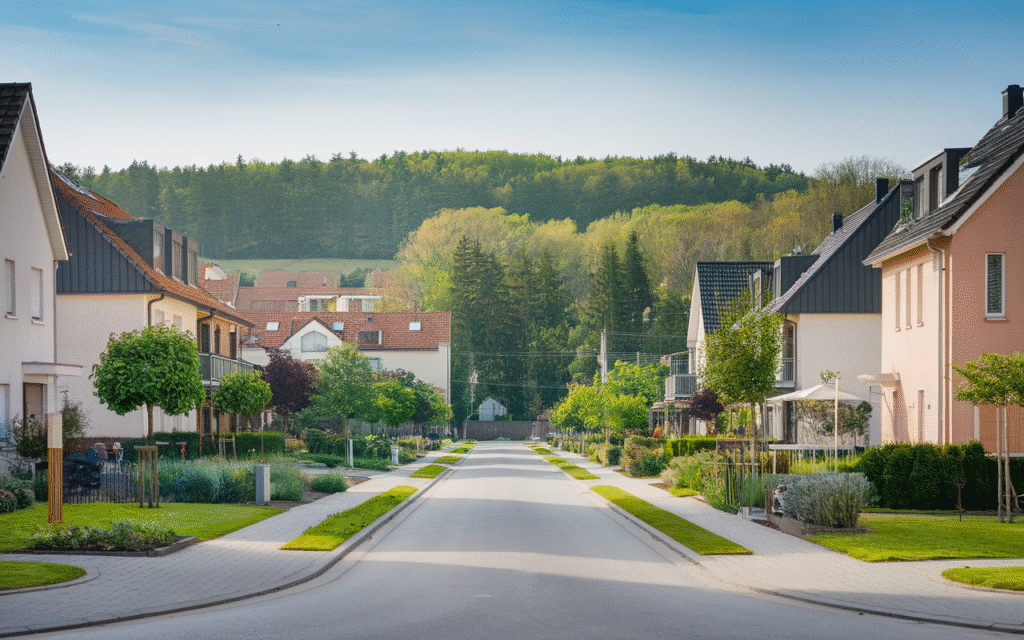 Vue du quartier Mainville à Draveil illustrant la qualité de vie