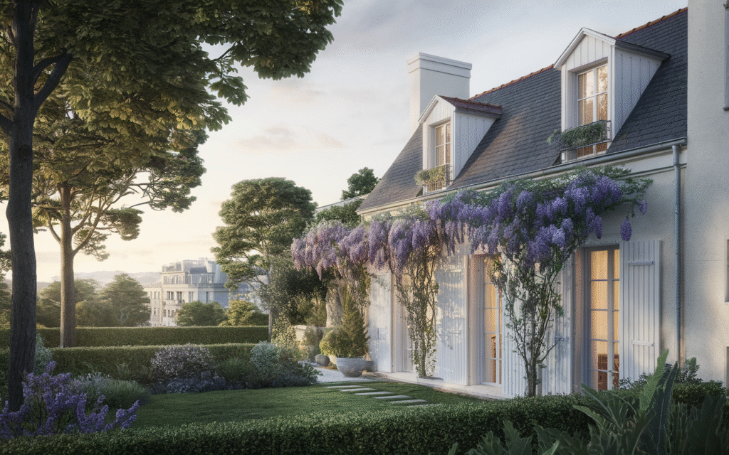 Vue de l'Allée des Glycines à Draveil illustrant les prix de l'immobilier