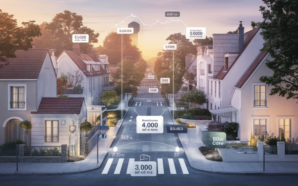 Évolution des prix immobiliers rue du Cèdre à Draveil