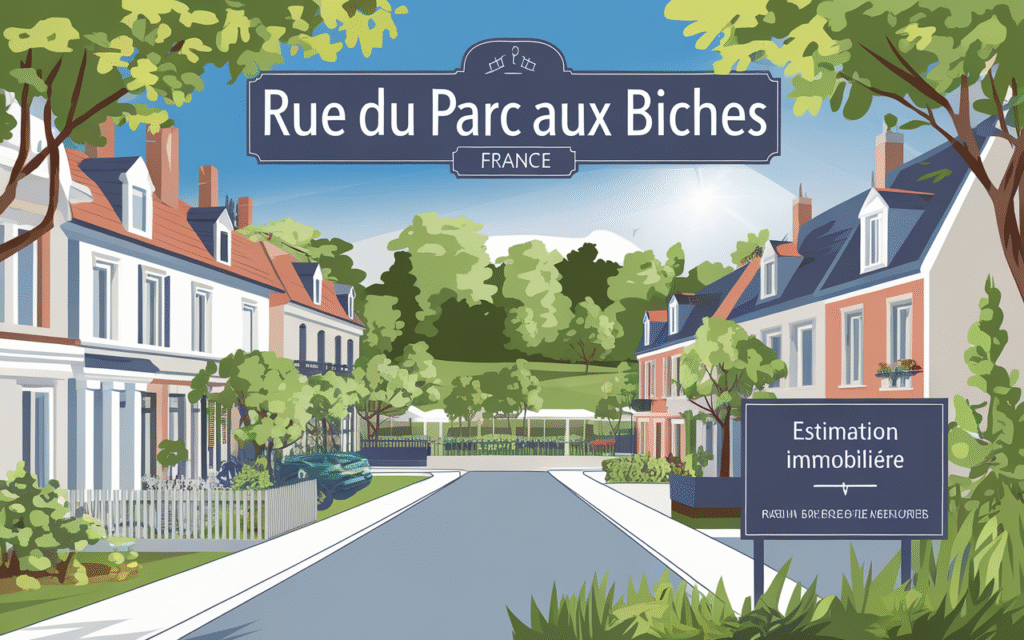 Vue d'une maison située rue du Parc aux Biches à Draveil pour une estimation immobilière