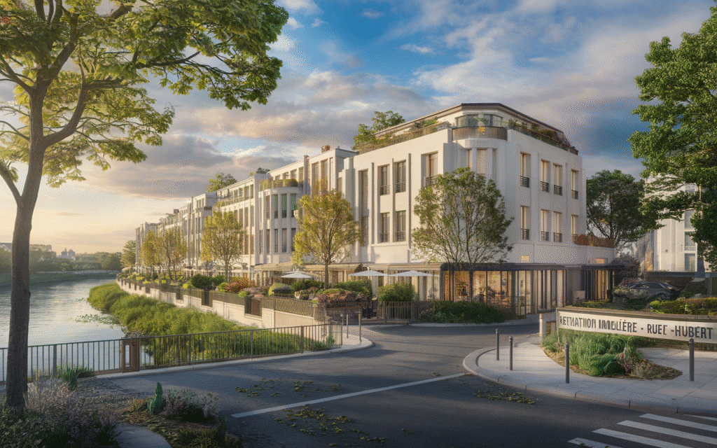 Vue d'une maison située rue Saint-Hubert à Draveil pour une estimation immobilière