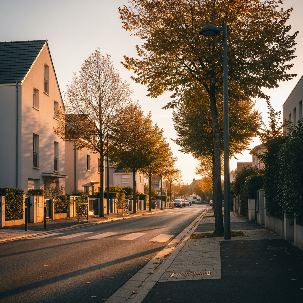 Vue d'une maison située Rue des Jasmins à Draveil pour une estimation immobilière