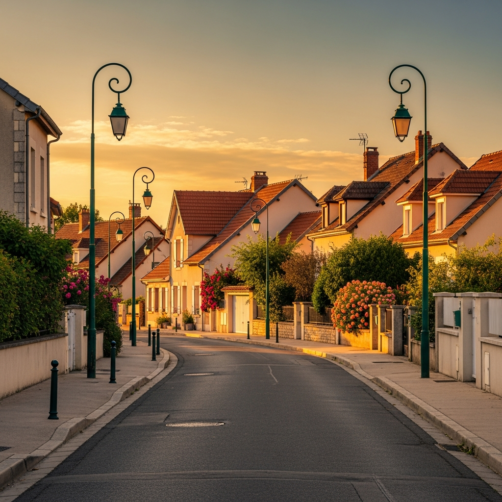 Vue d'une maison à estimer située Rue des Orangers à Draveil