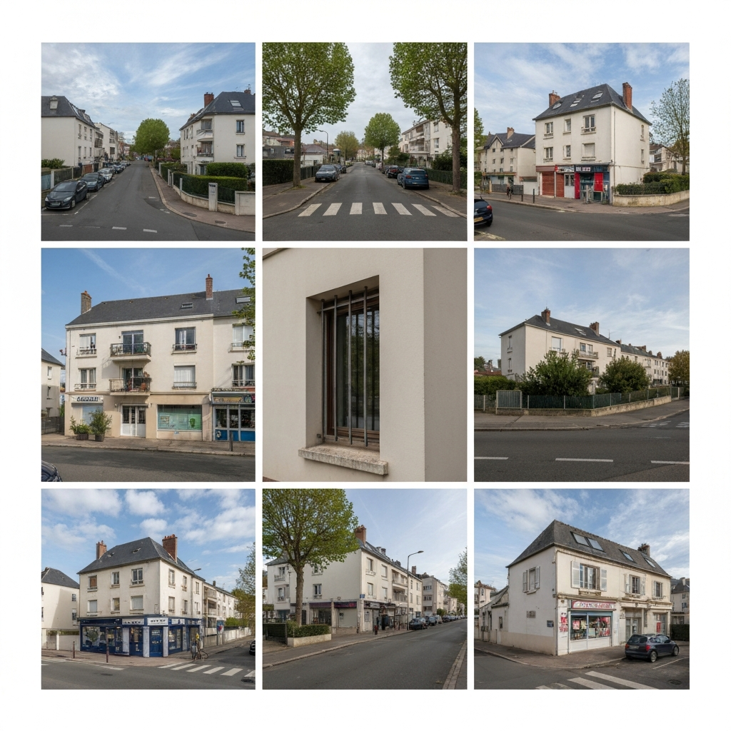 Vue aérienne d'un pavillon à Draveil pour estimation immobilière