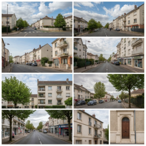 Vue de la rue Allée de la Villa Saint-Joseph à Draveil pour estimation