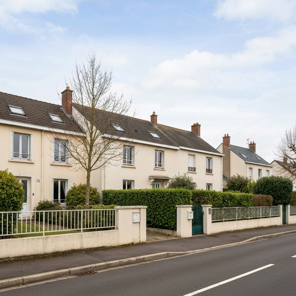 Vue aérienne du quartier Paris-Jardin à Draveil avec des appartements résidentiels