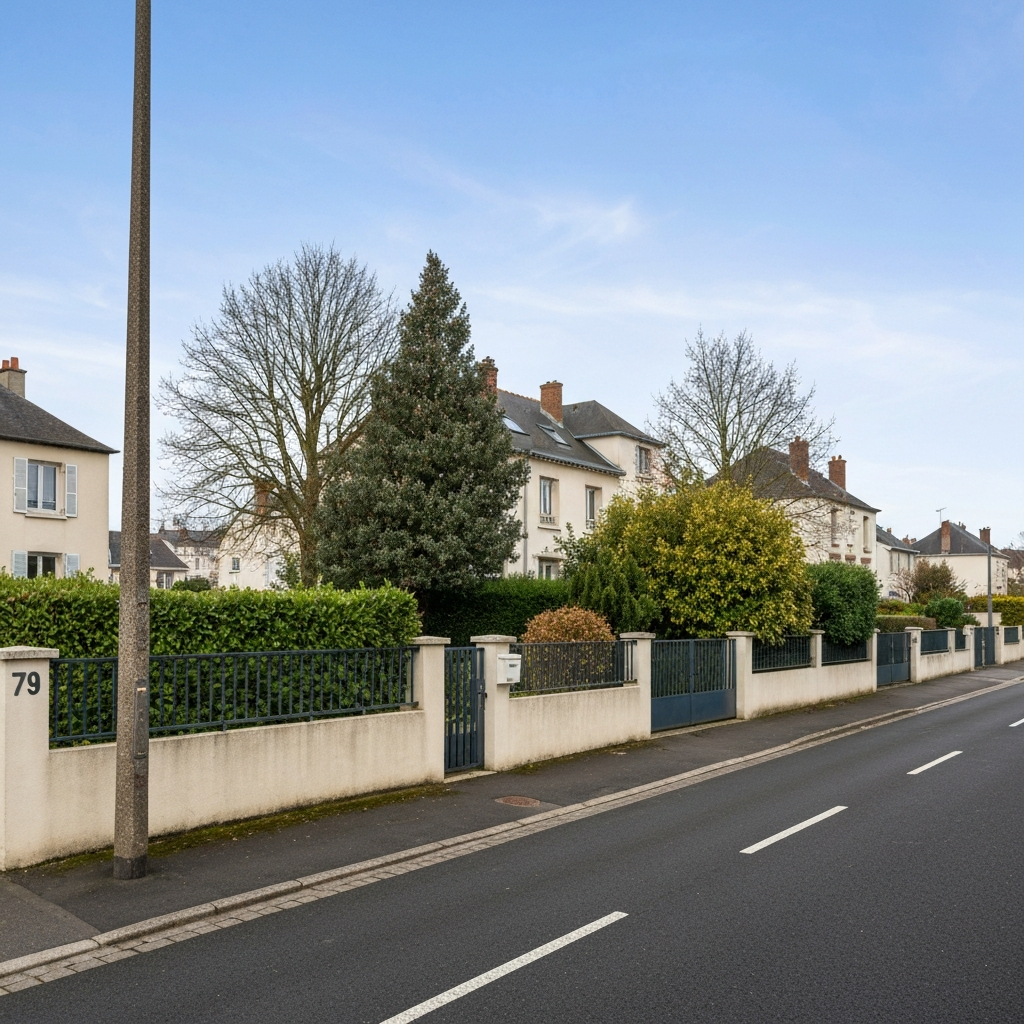 Vue de l'extérieur d'un appartement dans le quartier Les Mazières à Draveil