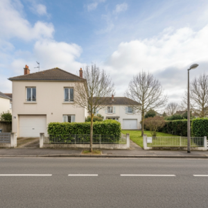 Vue aérienne d'un quartier résidentiel à Draveil