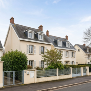 Graphique comparant les prix de l'immobilier entre Champrosay et le centre-ville de Draveil